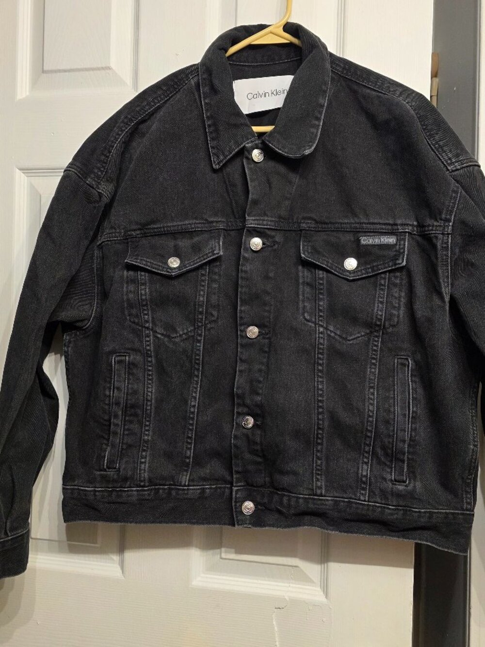 Calvin Klein black jean jacket